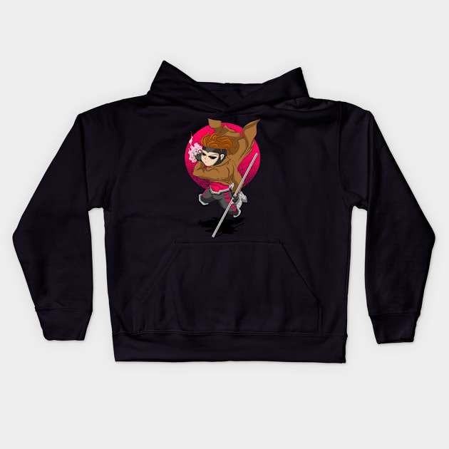 cards Kids Hoodie by audi